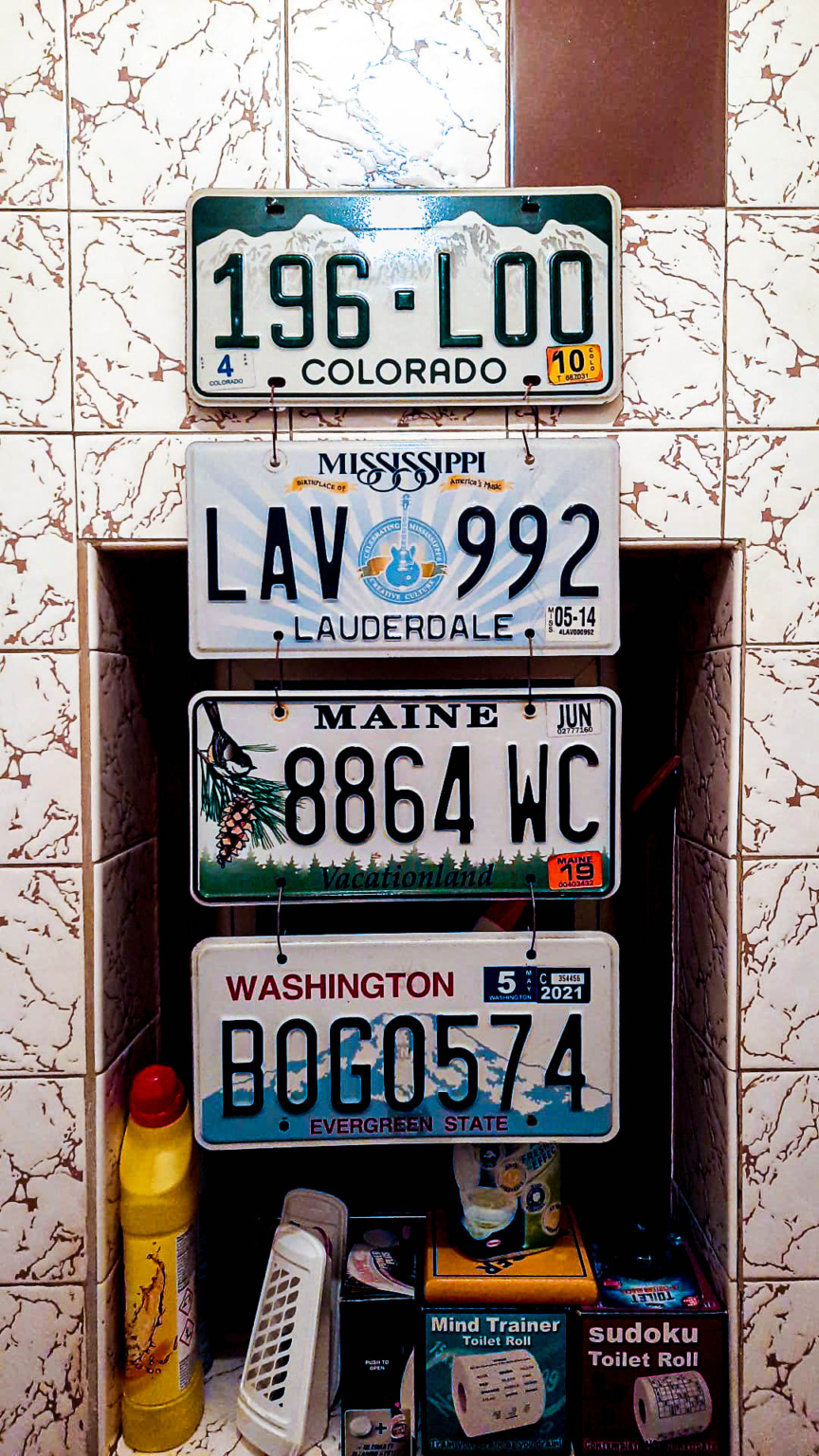 USA American number plates